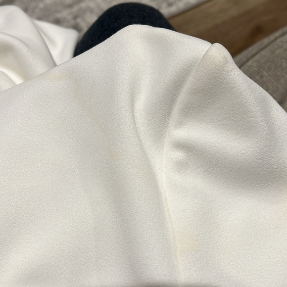 DKNY Flowy Mid Sleeve White Cocktail Event Dress - Picture 9 of 9